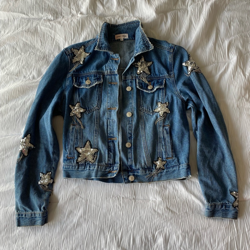 💫 star girl denim jacket
